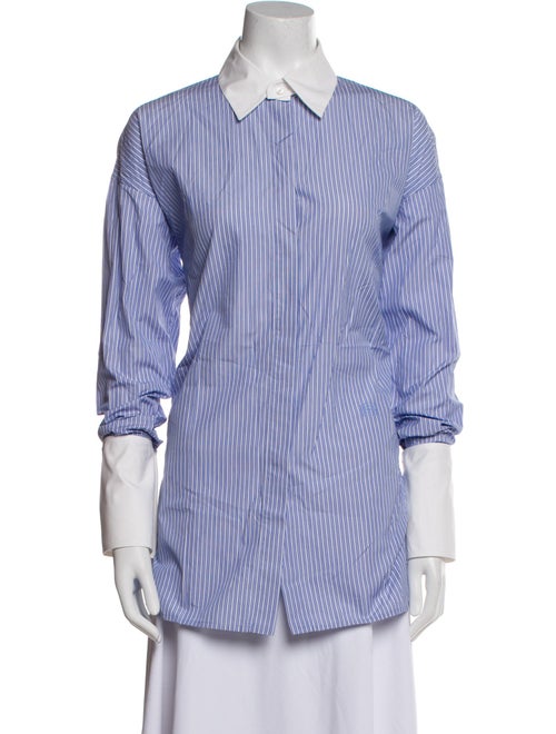 Loewe Striped Long Sleeve Button-Up Top