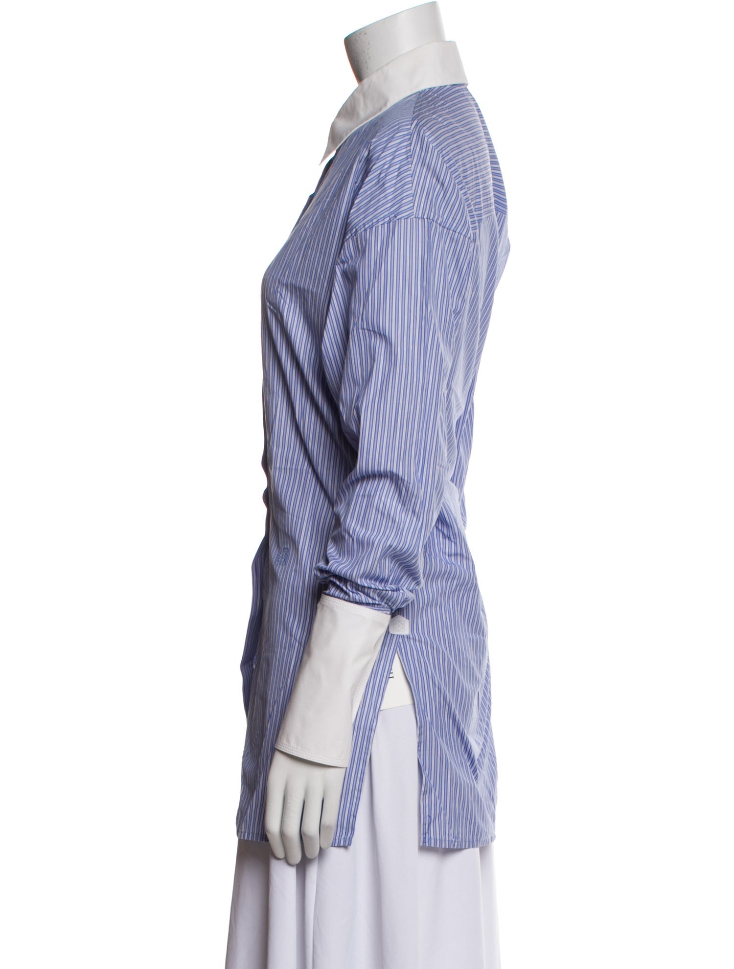 Loewe Striped Long Sleeve Button-Up Top