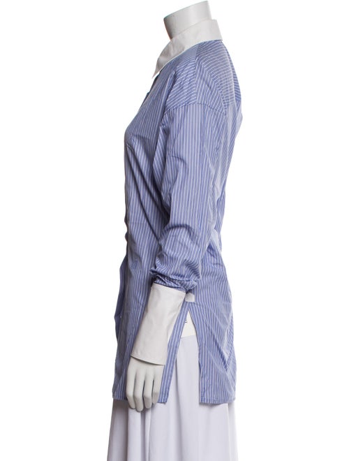 Loewe Striped Long Sleeve Button-Up Top
