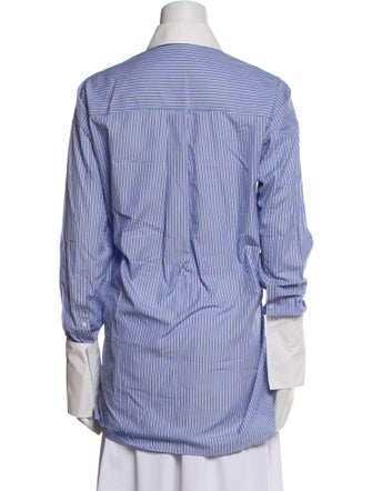 Loewe Striped Long Sleeve Button-Up Top