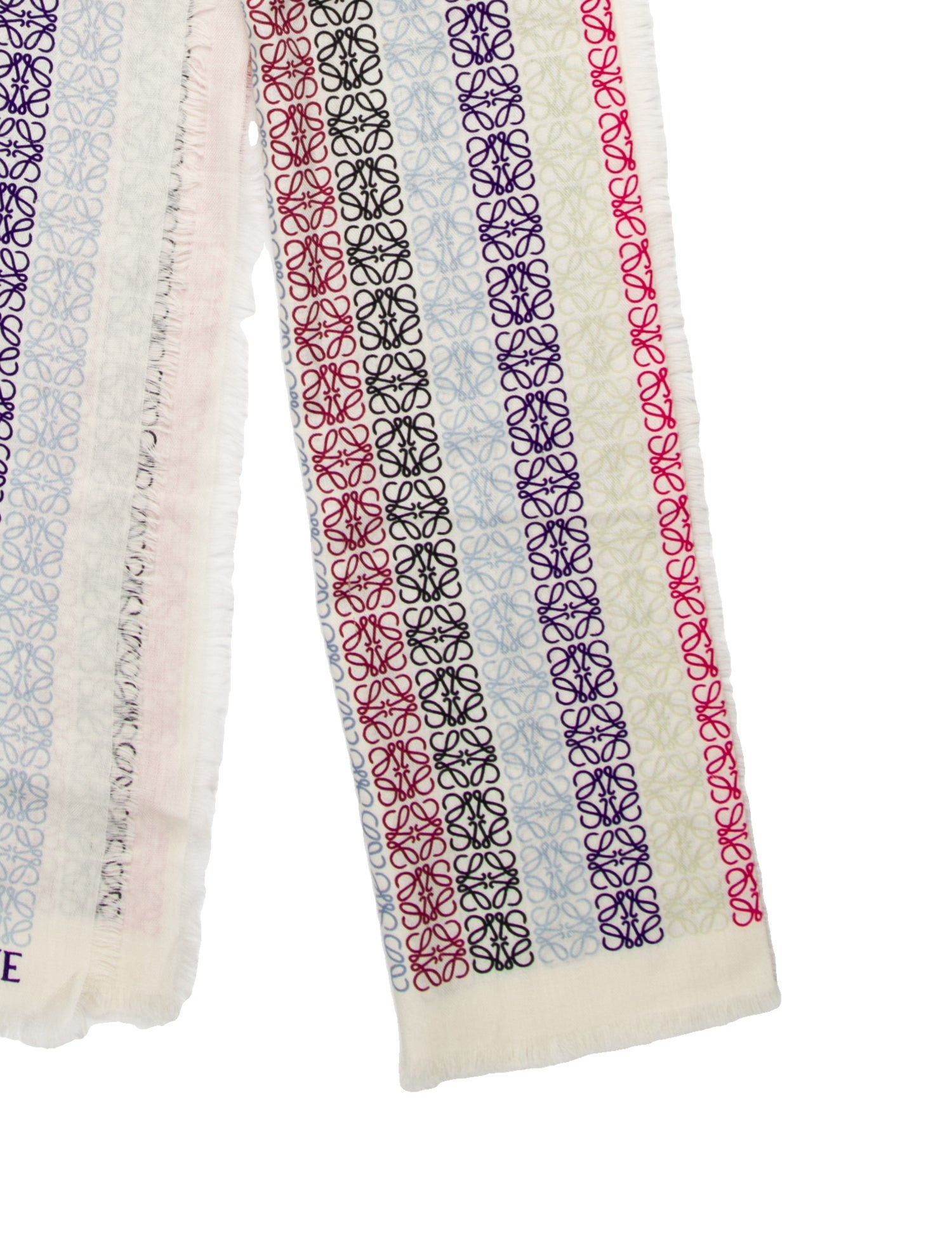 Loewe Wool Printed Scarf