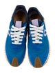 Loewe Suede Colorblock Pattern Athletic Sneakers