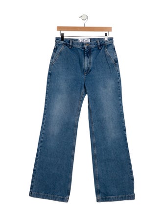 Loewe High-Rise Wide Leg Jeans