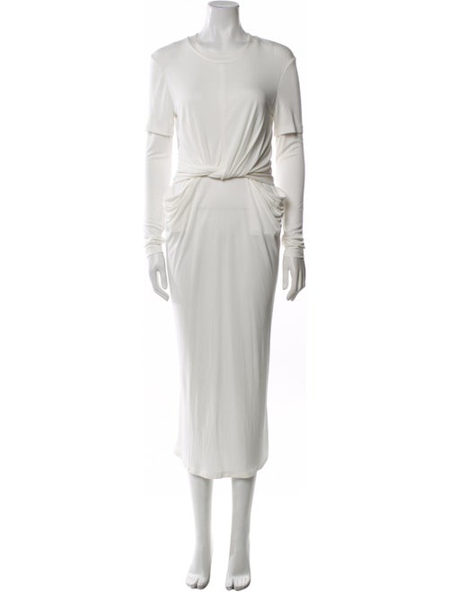 Loewe Draped Twisted Layered Long Dress