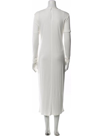 Loewe Draped Twisted Layered Long Dress