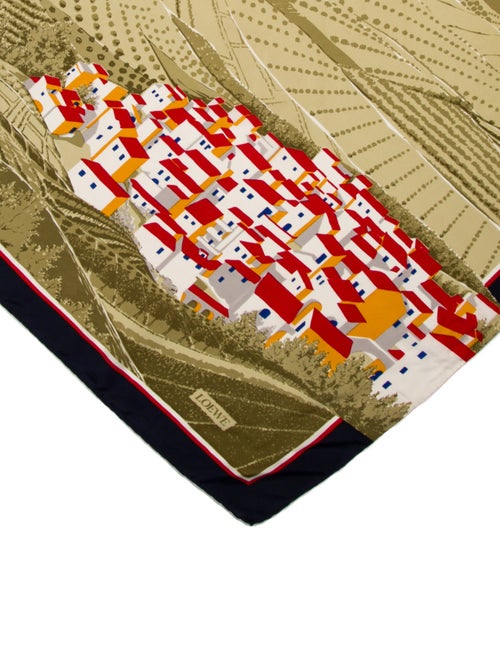 Loewe Silk Printed Scarf