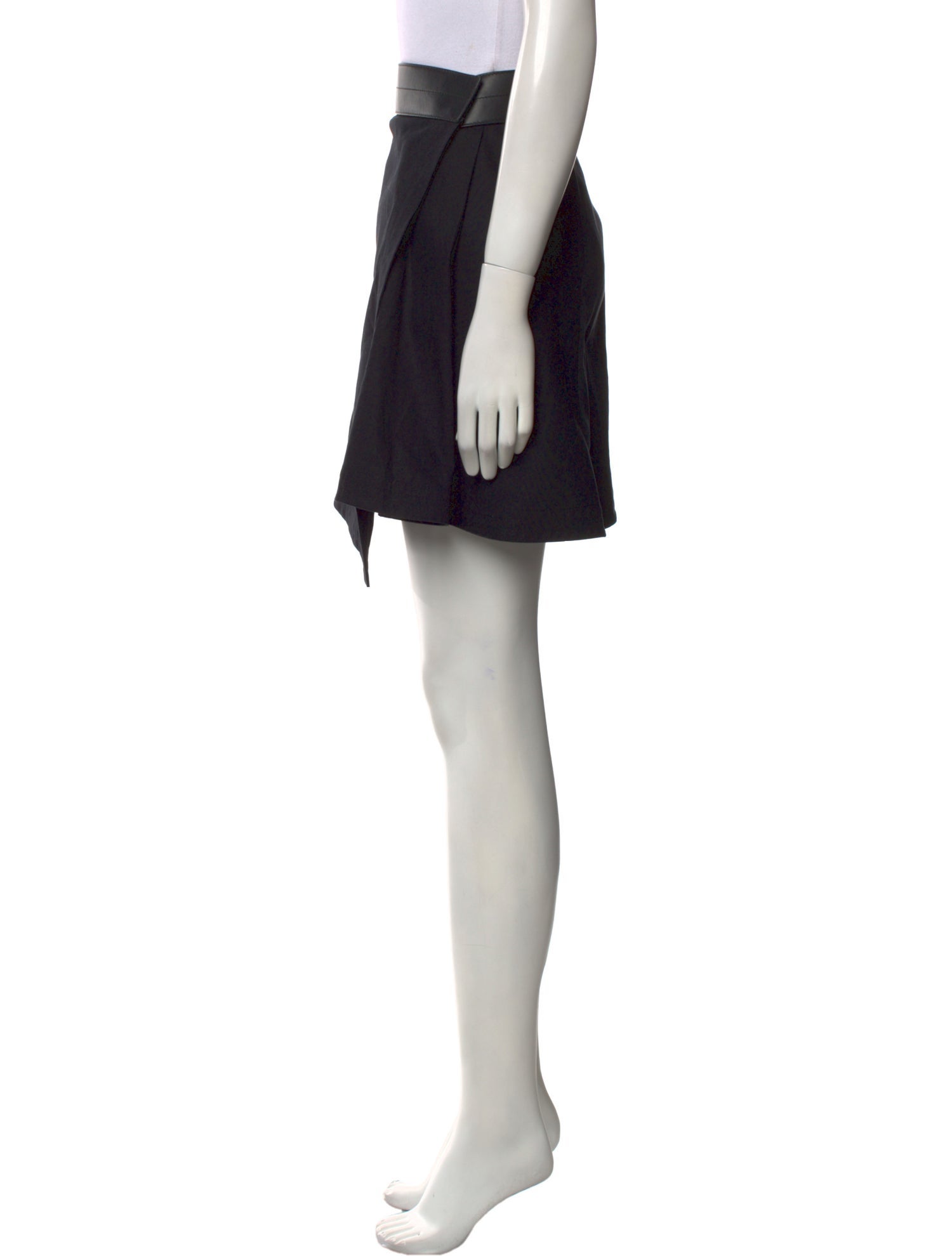 Loewe Leather Trim Embellishment Knee-Length Skirt w/ Tags