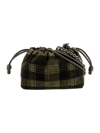 Loewe Suede Tartan Flamenco Purse Medium 2025