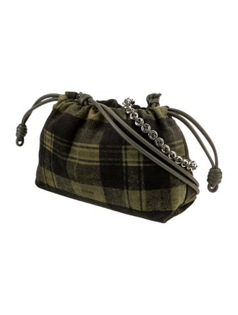 Loewe Suede Tartan Flamenco Purse Medium 2025