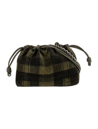 Loewe Suede Tartan Flamenco Purse Medium 2025