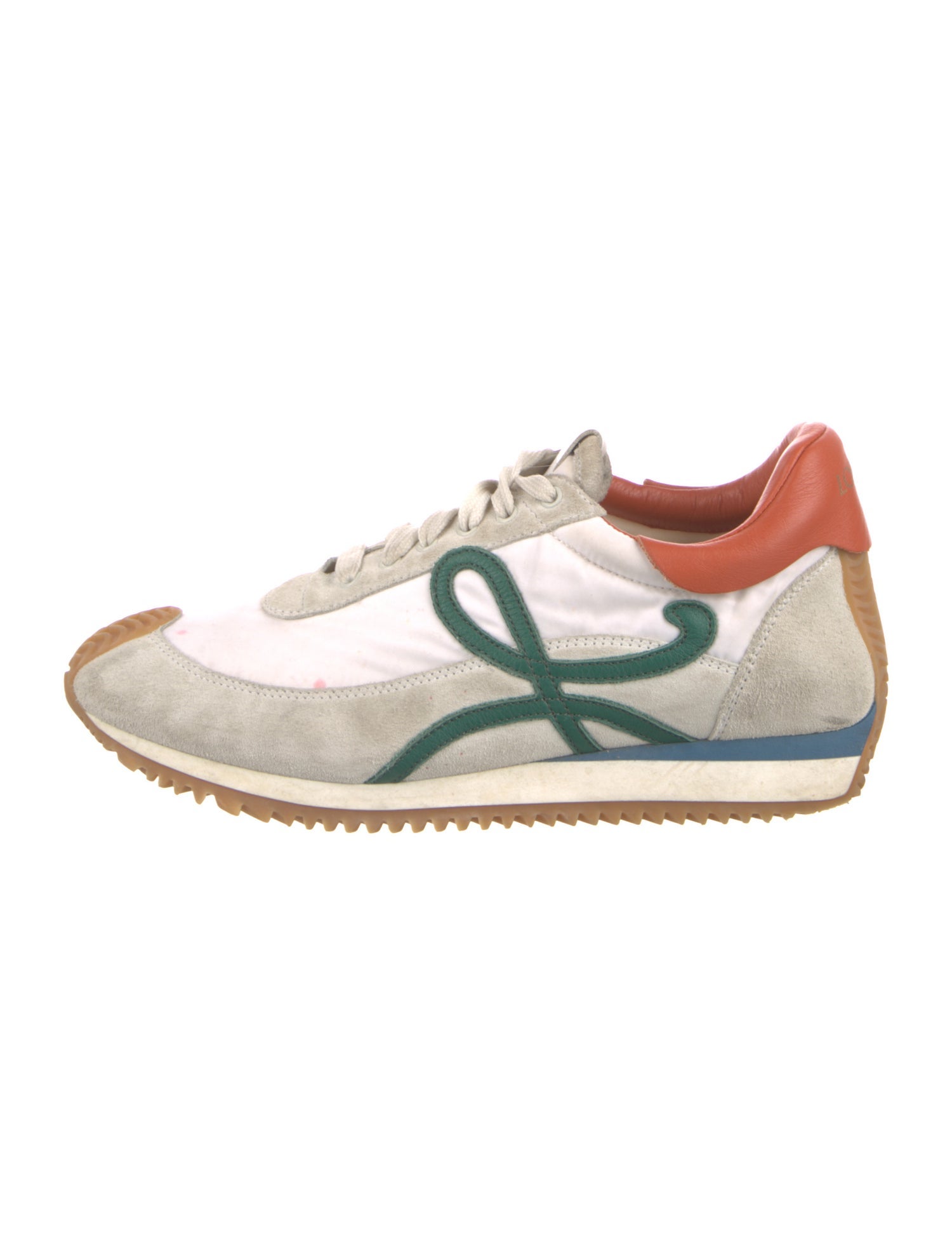 Loewe Flow Runner 'White Green Orange' Sneakers