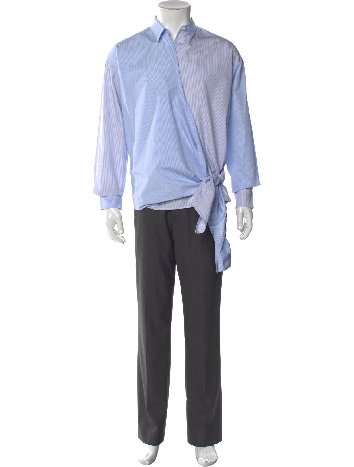 Loewe Striped Long Sleeve Dress Shirt