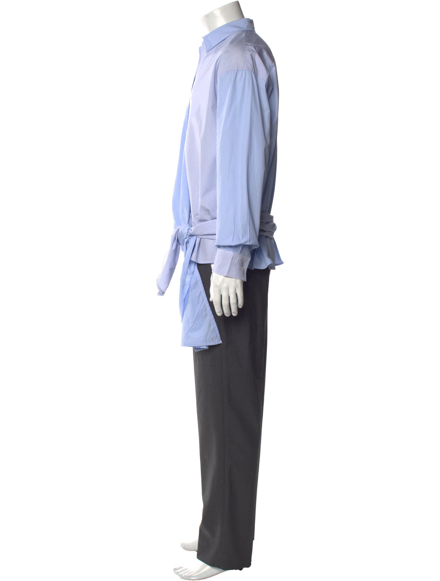 Loewe Striped Long Sleeve Dress Shirt