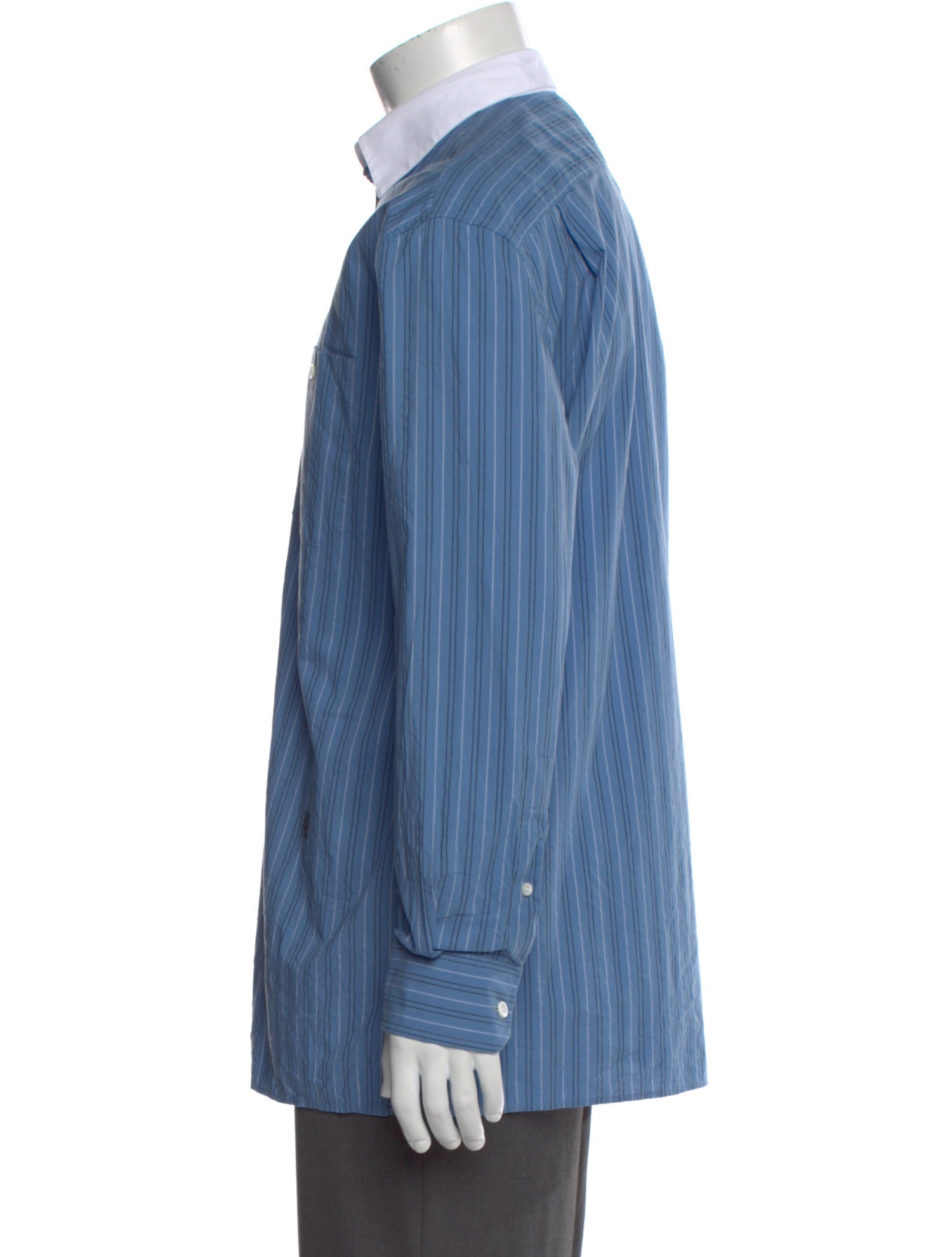 Loewe Striped Long Sleeve Dress Shirt