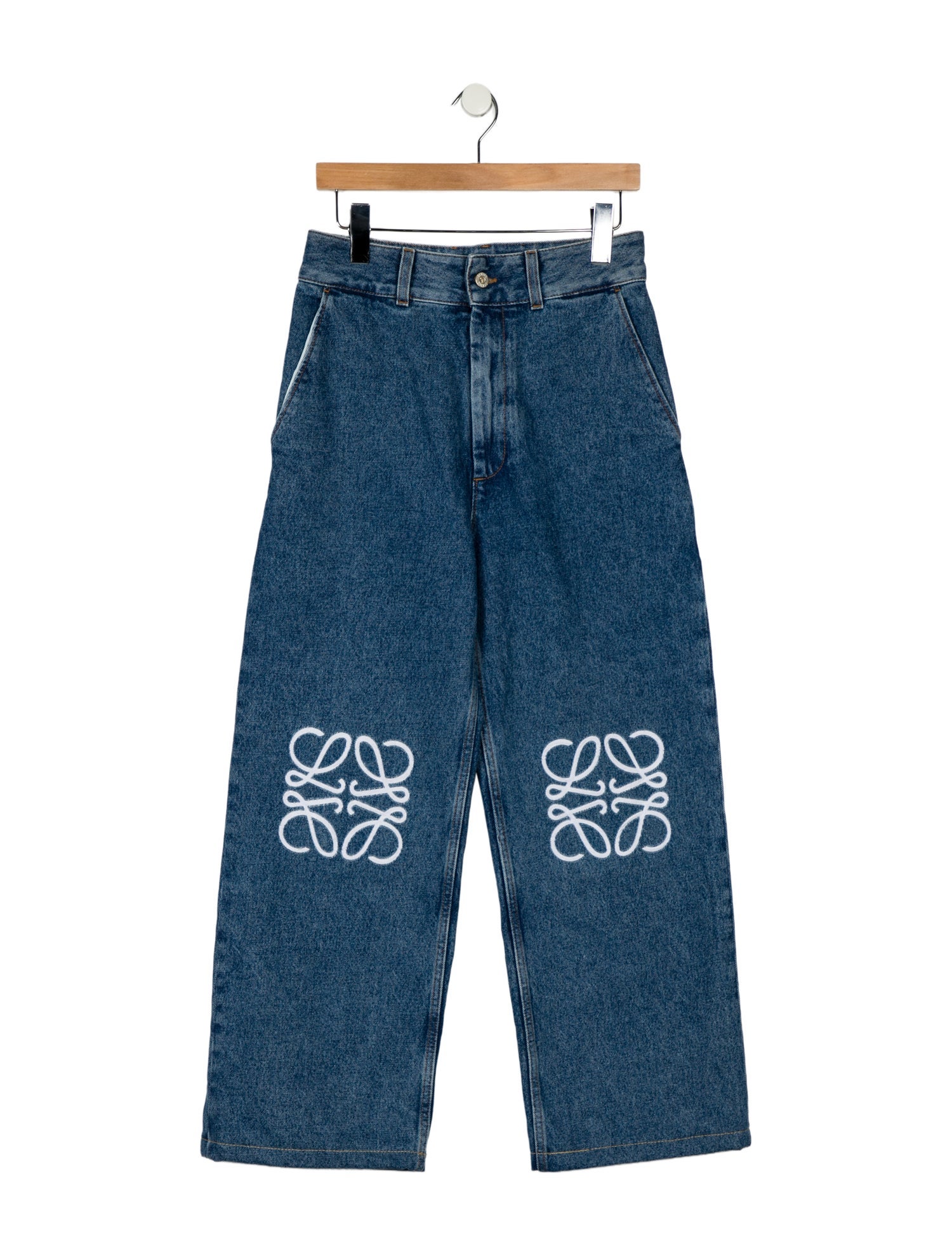 Loewe High-Rise Wide Leg Jeans