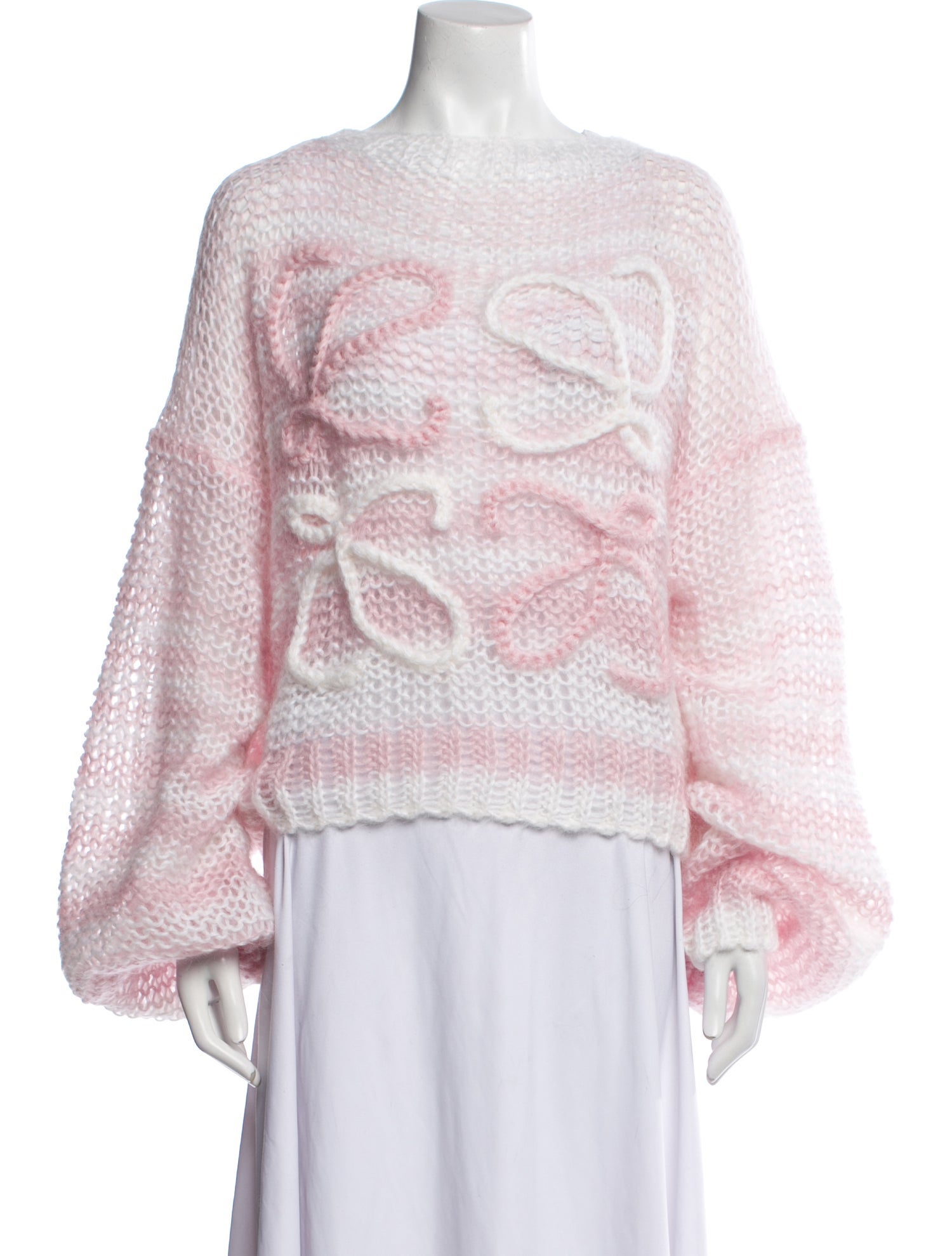 Loewe Mohair Bateau Neckline Sweater