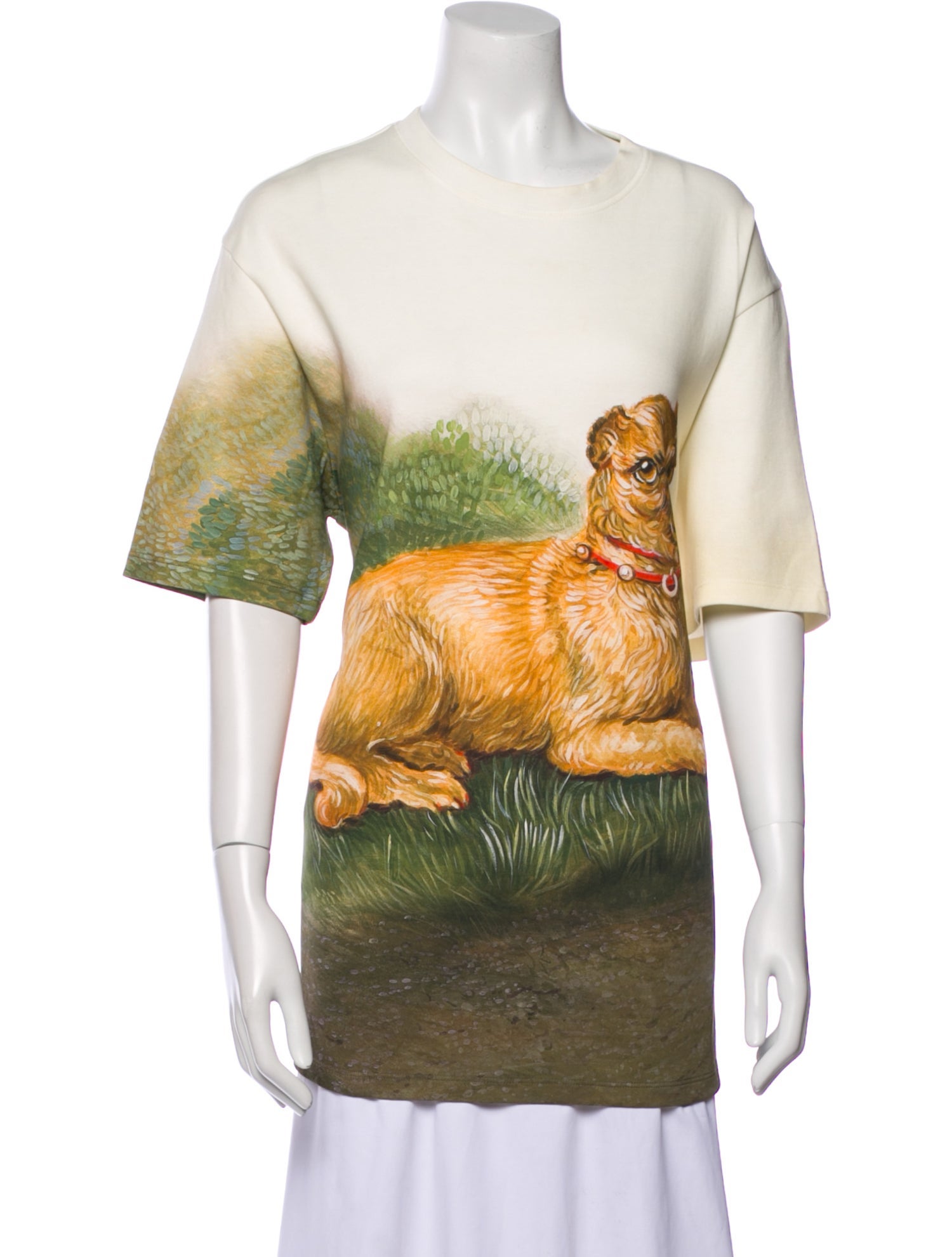 Loewe Graphic Print Scoop Neck T-Shirt