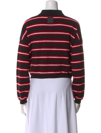 Loewe Wool Striped Crop Top