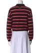 Loewe Wool Striped Crop Top