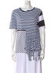 Loewe Fringe Multi-Border Striped T-Shirt