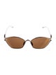 Loewe Anagram Hexagonal Square Sunglasses