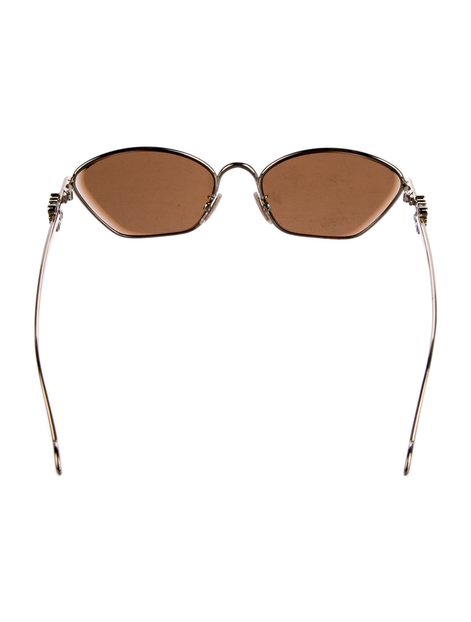 Loewe Anagram Hexagonal Square Sunglasses