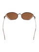 Loewe Anagram Hexagonal Square Sunglasses
