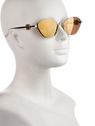 Loewe Anagram Hexagonal Square Sunglasses