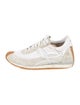 Loewe Nylon Colorblock Pattern Athletic Sneakers