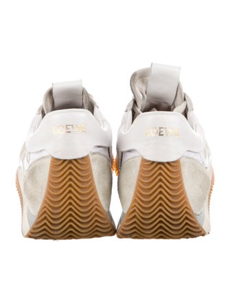 Loewe Nylon Colorblock Pattern Athletic Sneakers