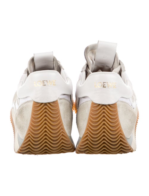 Loewe Nylon Colorblock Pattern Athletic Sneakers