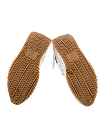 Loewe Nylon Colorblock Pattern Athletic Sneakers