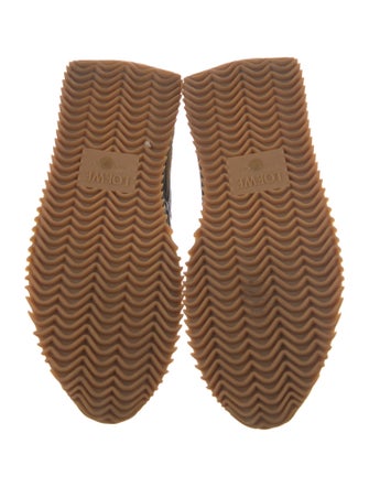 Loewe Suede Printed Athletic Sneakers