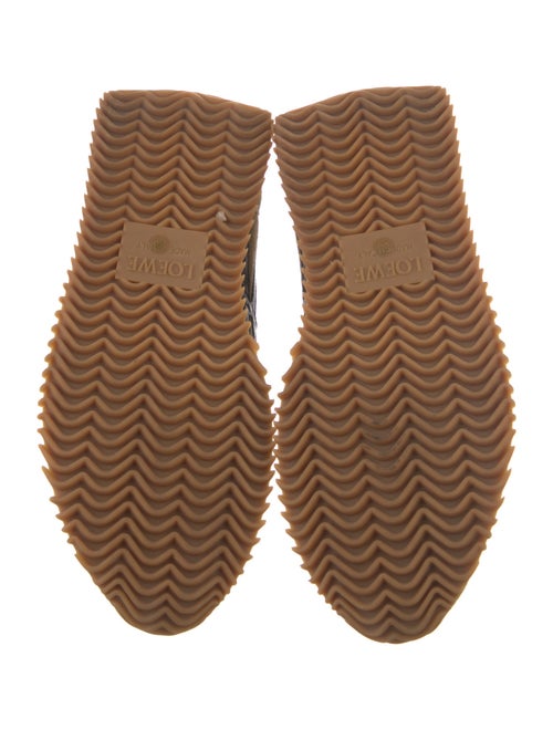 Loewe Suede Printed Athletic Sneakers