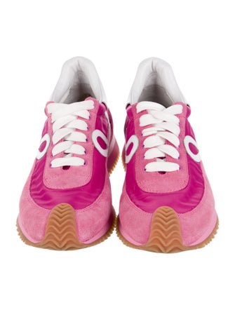 Loewe Suede Printed Sneakers