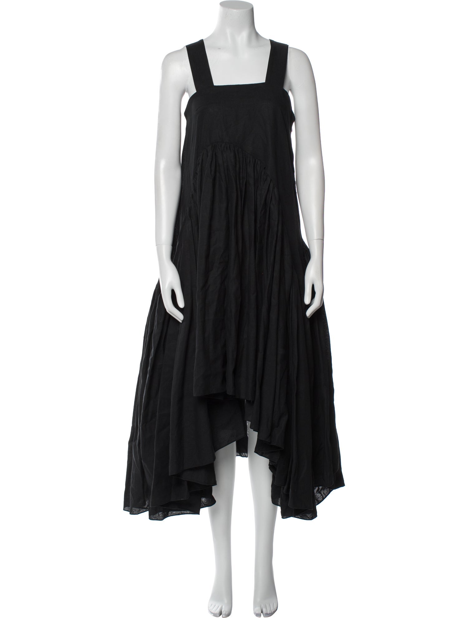 Loewe Square Neckline Long Dress