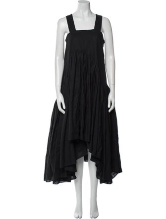 Loewe Square Neckline Long Dress