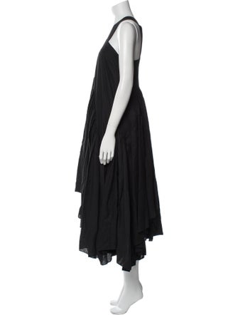 Loewe Square Neckline Long Dress