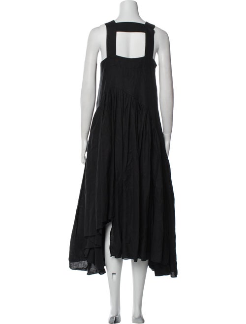 Loewe Square Neckline Long Dress