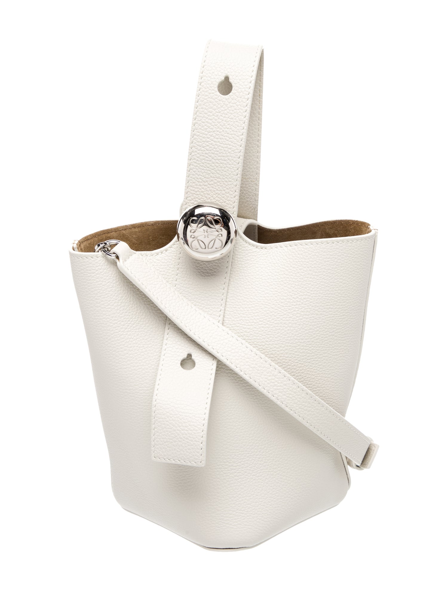 Loewe Leather Pebble bucket 2024