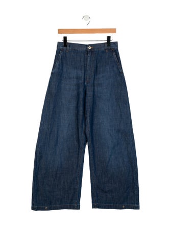 Loewe High-Rise Wide Leg Jeans