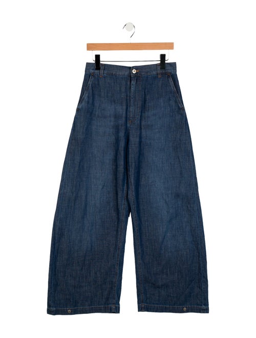 Loewe High-Rise Wide Leg Jeans