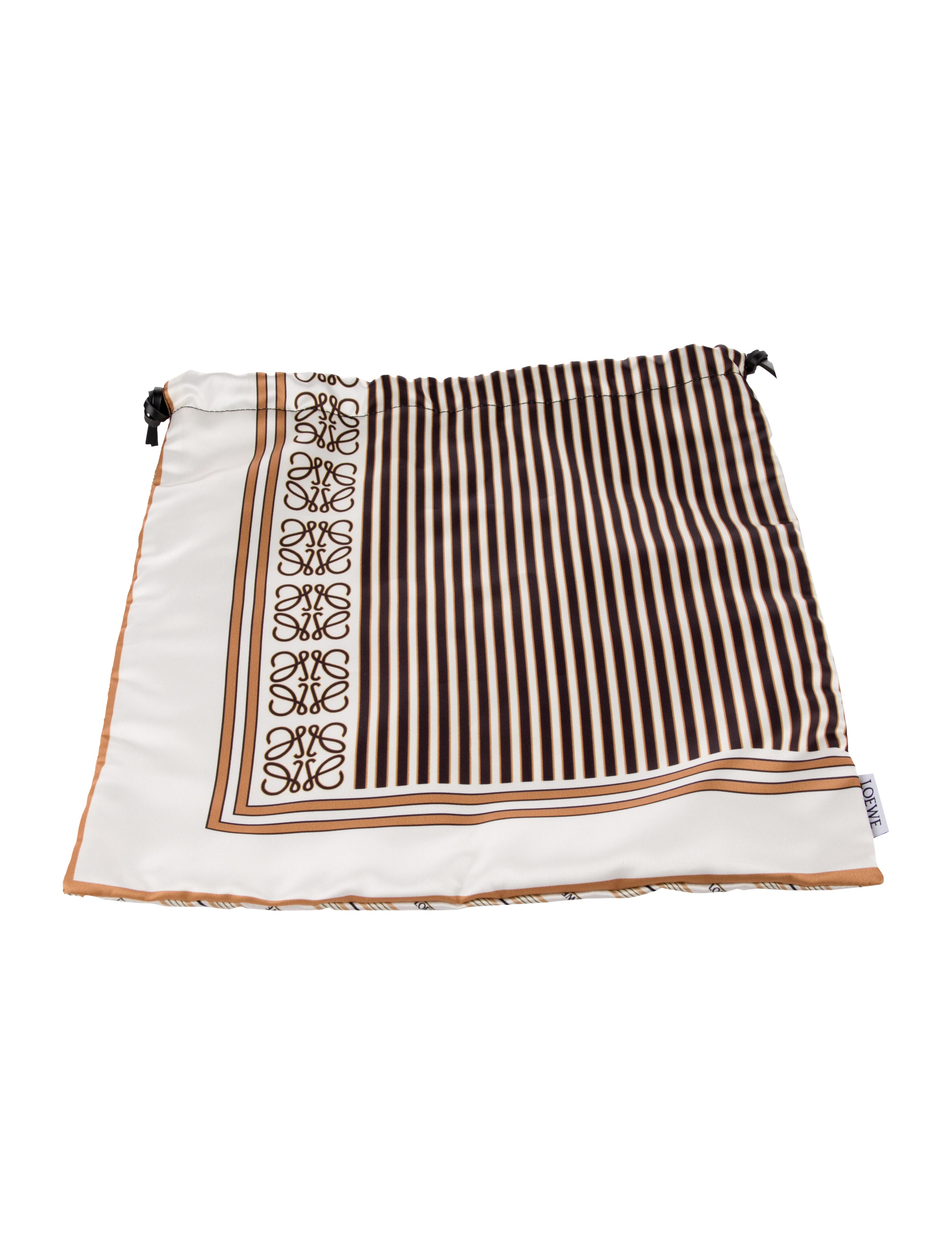 Loewe Satin Pattern Print Cosmetic Bag