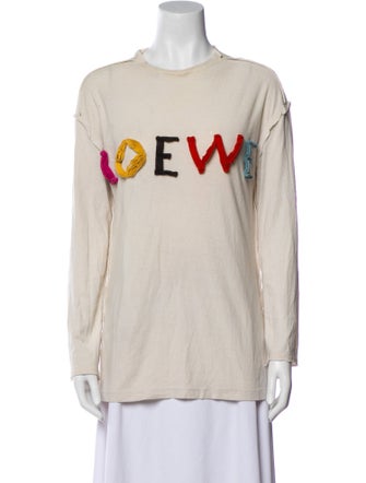 Loewe Graphic Print Crew Neck T-Shirt