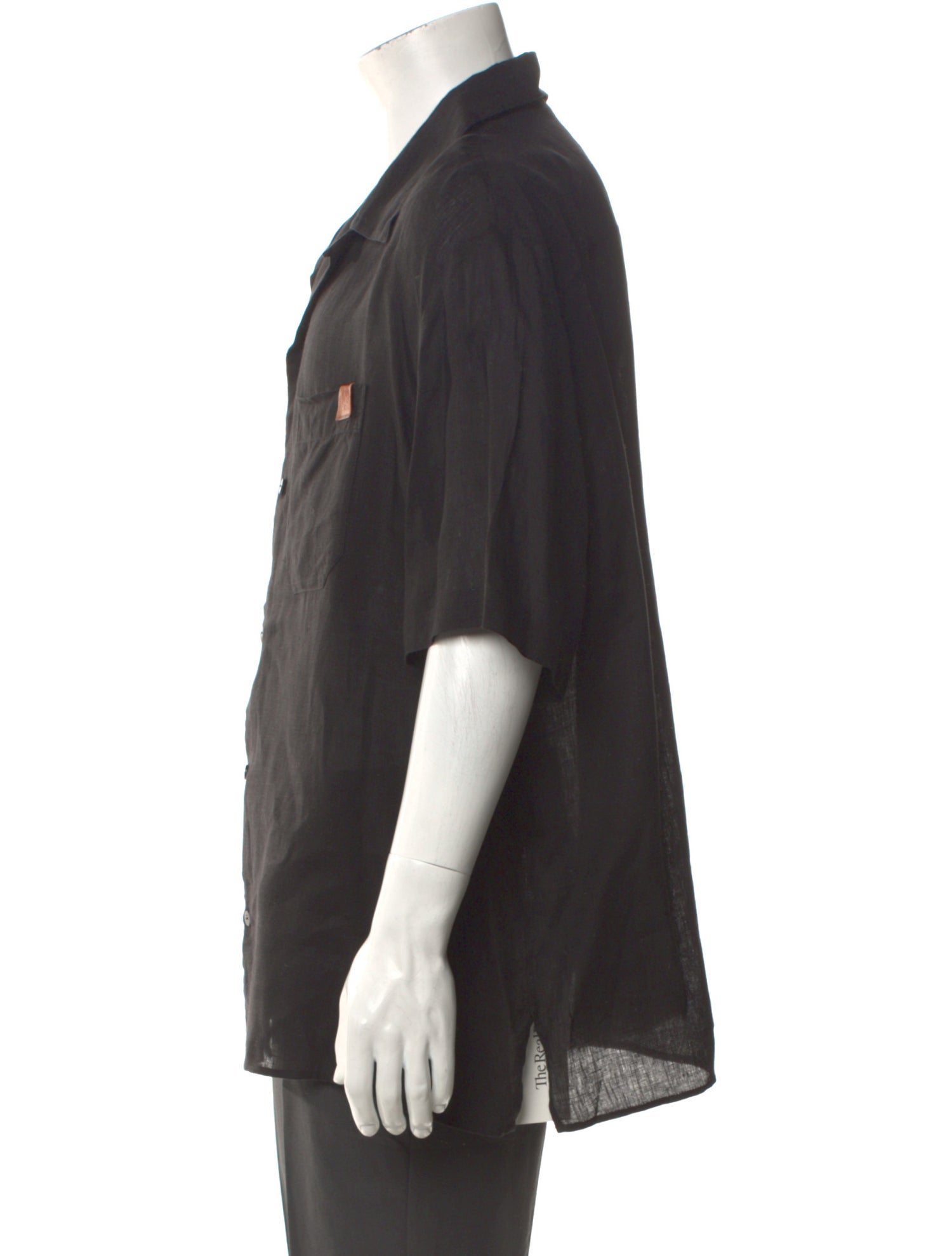 Loewe Paula's Ibiza Linen Three-Quarter Sleeve Shirt