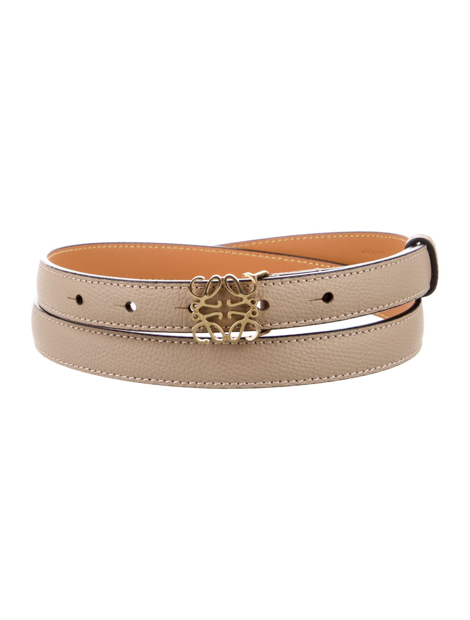 Loewe Skinny Leather Belt