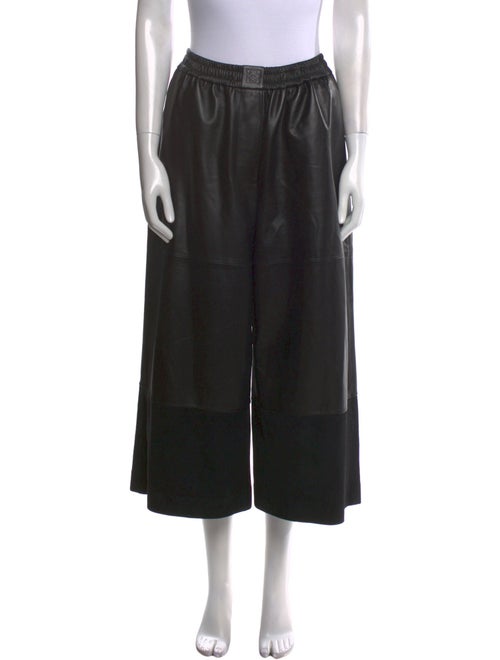 Loewe Lamb Leather Wide Leg Pants