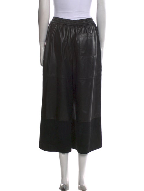 Loewe Lamb Leather Wide Leg Pants