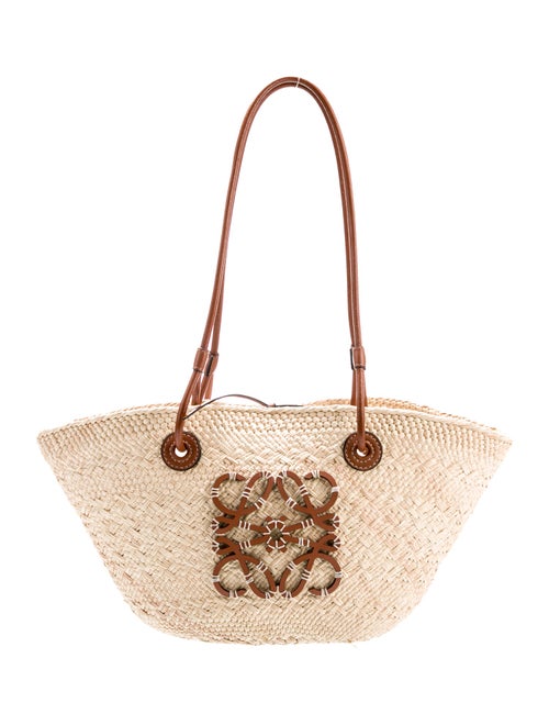 Loewe Raffia Basket Small