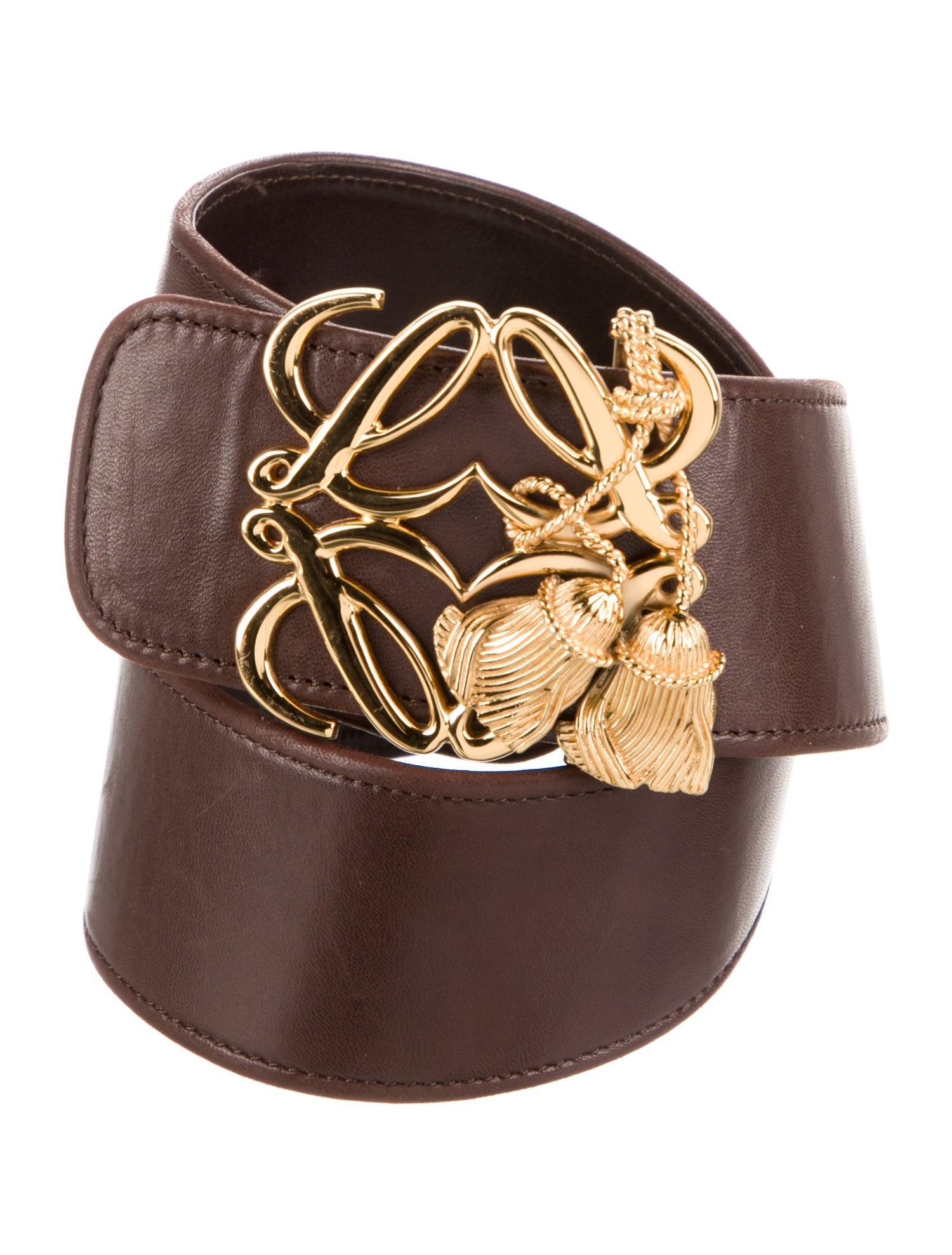 Loewe Wide Leather Waist Belt